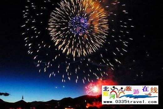 北戴河煙花篝火晚會(huì)