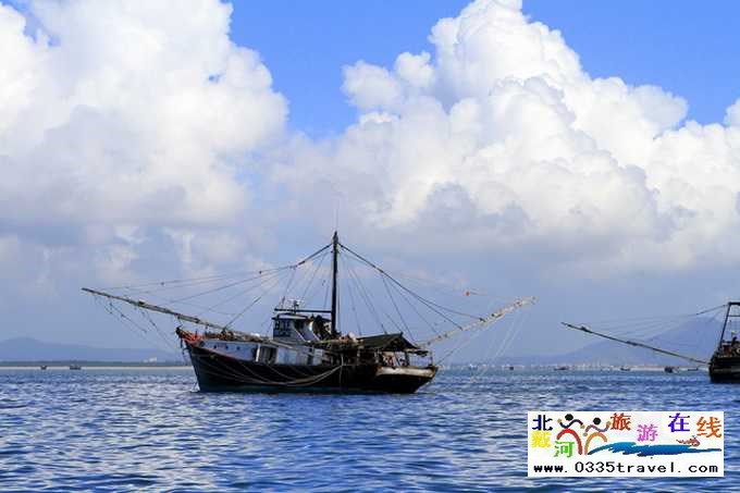 東戴河北戴河南戴河出海打漁看日出電話0335-3522599,13785079044