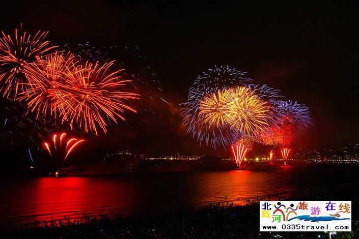 北戴河南戴河?xùn)|戴河煙花焰火沙灘篝火晚會(huì)